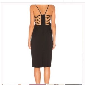 BCBG dress Esmee lace up dress